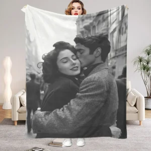 DIY Personalized Photo Blanket- Flannel Blanket with Personalized Photo,