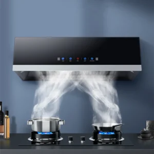 180W Range Hood Home Kitchen Large Suction Small Range Hood 220V