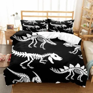 Roar Dinosaur Skeleton Bedding Twin