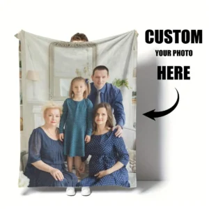 1Pc Custom Photo Blanket