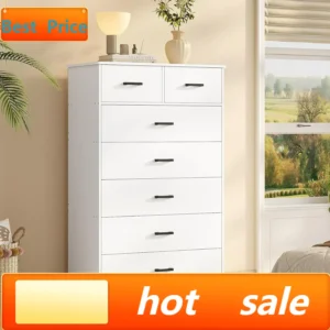 Modern White Dresser