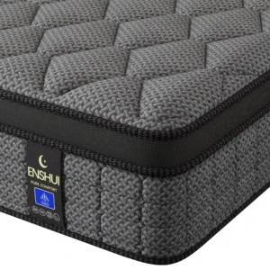 12"/14" Inch Memory Foam Mattress Twin, Full ,Queen, King Mattress In A Box, Hybrid Mattresses Gel Memory Foam And Individually Pocket Innerspring Euro Top Medium Firm For Motion Isolation